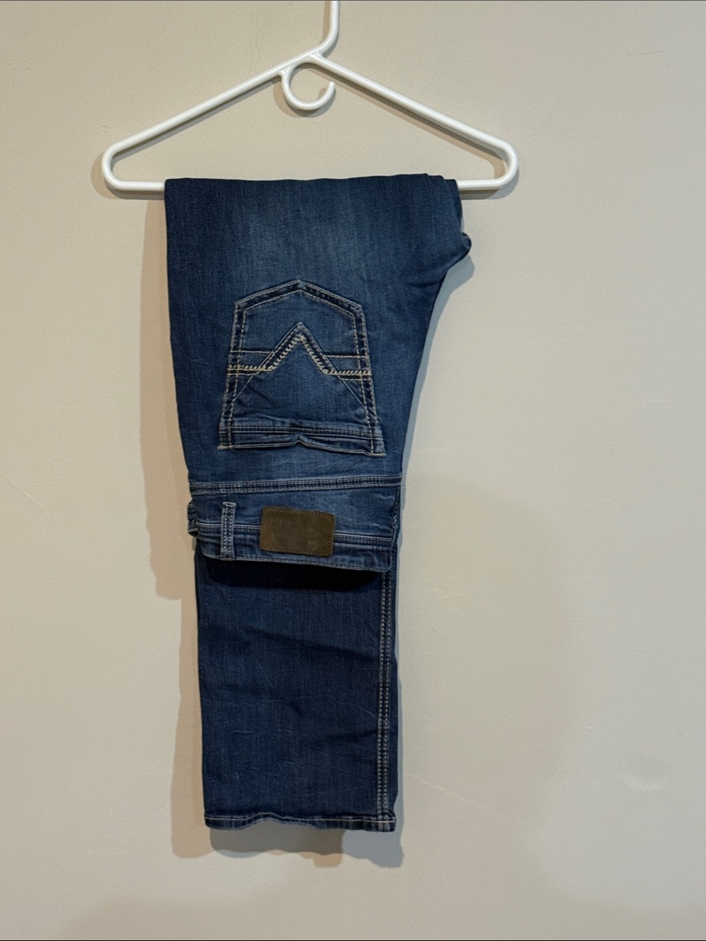 BKE Dark Blue Men’s Straight-Leg Jeans